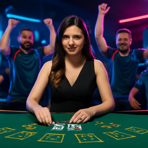 tk99 bet ডিলার টেবিলে কার্ড ভাগ করছে